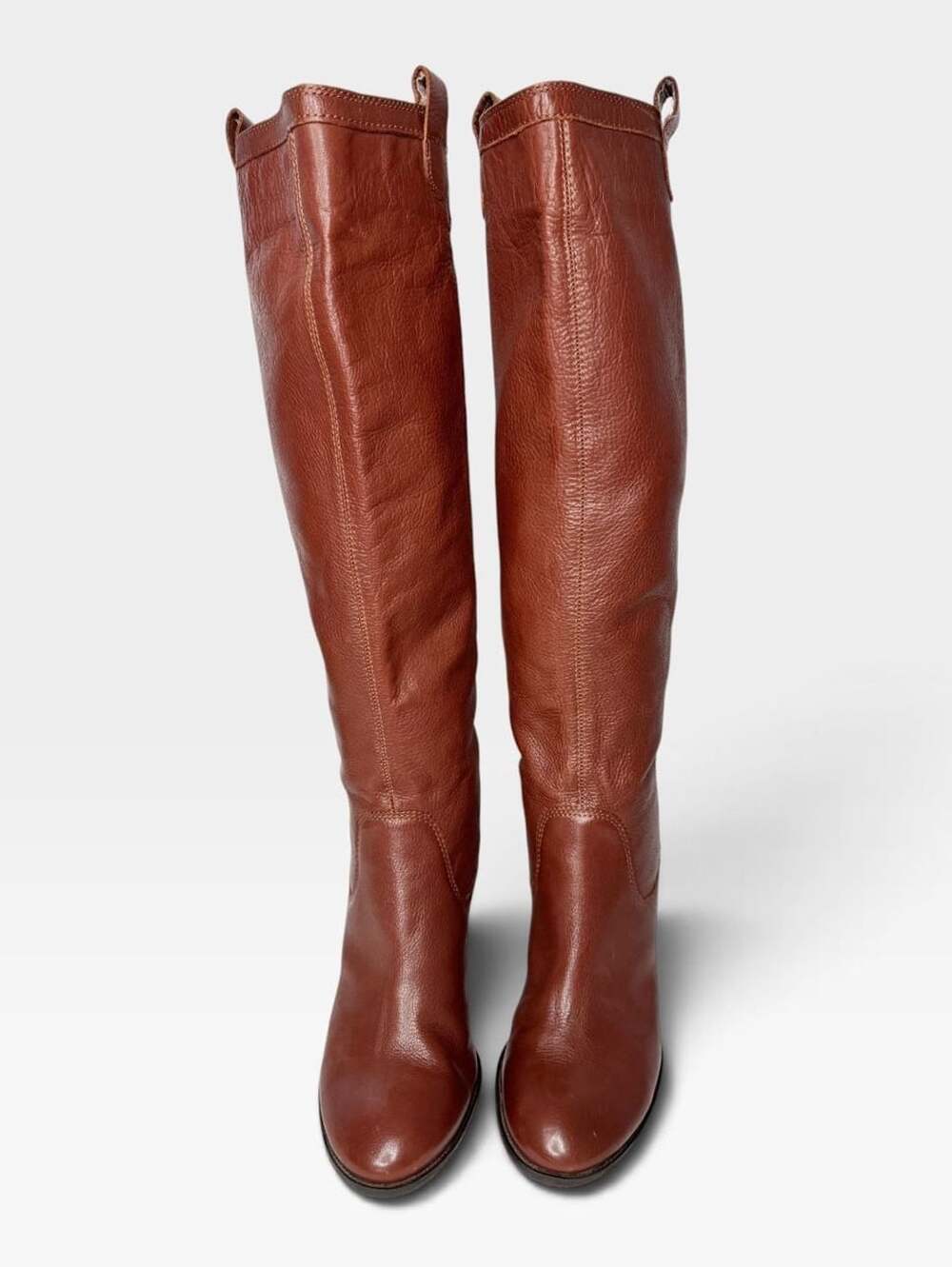 Vince Camuto Brown Leather Knee High Boots